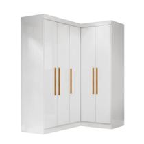Quarto Modulado de Canto Madrid com 5 Portas Maxel