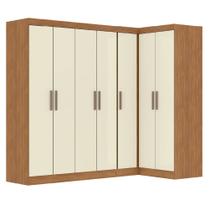 Quarto Modulado de Canto Madrid com 7 Portas Maxel