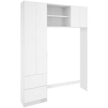 Quarto Modulado Infantil 04 Portas Ternura Pn Baby Branco