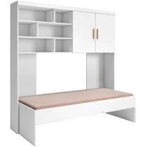 Quarto Modulado Infantil 2 Peças Clara Branco