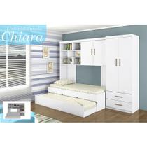 Quarto Modulado Infantil 4 Peças Com Cama Auxiliar Chiara Phoenix