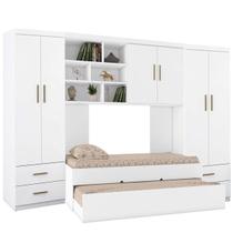 Quarto Modulado Juvenil Completo Com Bicama Solteiro Quarto Modulado Juvenil Completo Com Bicama Solteiro