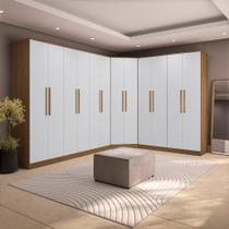 Quarto Modulado Kappesberg Adapt Nogueira/Branco 12 Portas 342cm x 263cm Quarto Modulado Kappesberg Adapt Nogueira/Branco 12 Portas 342cm x 263cm