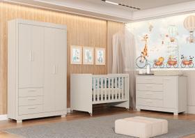 Quarto para Bebê Completo com Berço Evolution 4 em 1 Zaki Quarto para Bebê Completo com Berço Evolution 4 em 1 Zaki