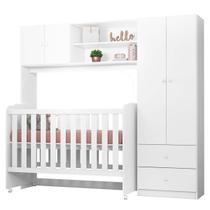 Quarto para Bebê Conjugado Ternura mais Berço Amore