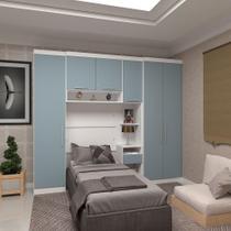 Quarto Solteiro: Guarda-roupas, Mesa - Luciane Branco Quarto Solteiro: Guarda-roupas, Mesa - Luciane Branco