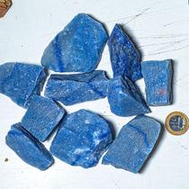 Quartzo Azul Cristal Celeste Pedra Bruto P 25 a 50mm Tipo B