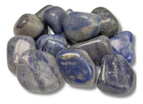 Quartzo Azul Pedra Rolada 100 Gr Paz Interior Store