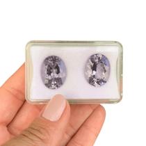 Quartzo Blueberry Oval Par 33,24ct