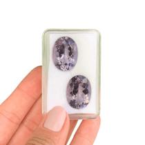 Quartzo Blueberry Oval Par 41,36ct