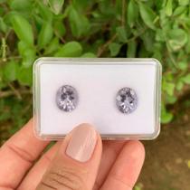 Quartzo Blueberry Oval Par 8,48ct