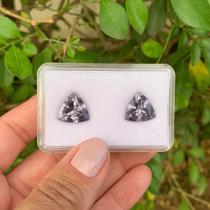 Quartzo Blueberry Trillion Par 11,86ct Quartzo Blueberry Trillion Par 11,86ct