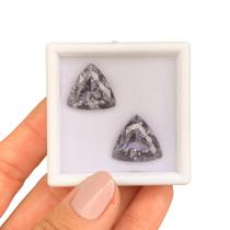 Quartzo Blueberry Trillion Par 25,05ct