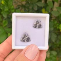 Quartzo Blueberry Trillion Par 6,92ct