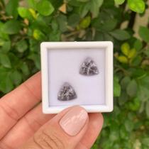 Quartzo Blueberry Trillion Par 7,06ct