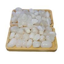 Quartzo Branco Pedra Rolada 1 Kg Semi Preciosa - Purificador - Meta Atacado
