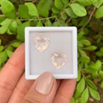 Quartzo Rosa Coração Par 11,53ct Quartzo Rosa Coração Par 11,53ct