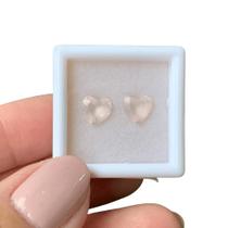 Quartzo Rosa Coração Par 1,81ct Quartzo Rosa Coração Par 1,81ct