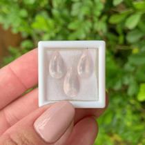 Quartzo Rosa Gota SET 7,06ct Quartzo Rosa Gota SET 7,06ct