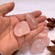 Quartzo Rosa Pedra Natural Rolada Média