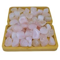 Quartzo Rosa Pedra Rolada 1 Kg Semi Preciosa Pedra do Amor - Bialluz