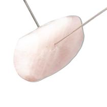 Quartzo Rosa Pedra Rolada Furo Central Artesanato Quartzo Rosa Pedra Rolada Furo Central Artesanato