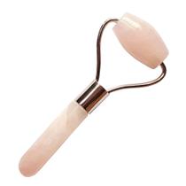 Quartzo Rosa Roller Massage Facial Elemento Mineral