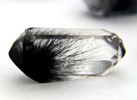 Quartzo Tibetano Pedra Natural Bi Terminado Inclusão Negra Quartzo Tibetano Pedra Natural Bi Terminado Inclusão Negra