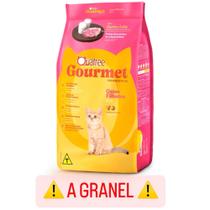 Quatree Gourmet para Gatos Filhotes Sabor Carne e Leite à Granel 1KG