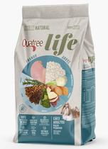 Quatree life adultos raças pequenas frango e arroz 10.1kg