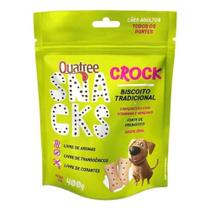 Quatree Snacks Crock Tradicional Cães Adultos 400G