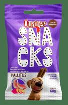 Quatree Snacks Pallitus Cordeiro e batata doce - 60g Quatree Snacks Pallitus Cordeiro e batata doce - 60g