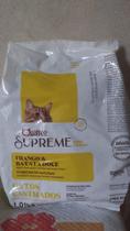Quatree Supreme gato castrado frango 1 kg - Granvita