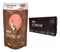 Quatree supreme sache caes adultos frango 100g cx fechada com 18 unidades