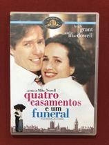 Quatro Casamentos e Um Funeral dvd original lacrado - mgm
