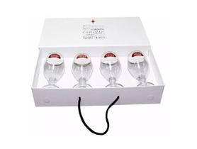 Quatro Taças Stella Artois 250 Ml Importado Maleta Especial - Globimport