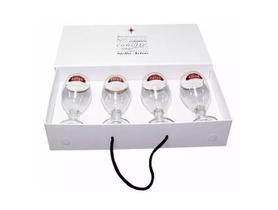 Quatro Taças Stella Artois 250 Ml Importado Maleta Especial