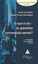 Que é Isto - as Garantias Processuais Penais, O Sortido - LIVRARIA DO ADVOGADO EDITORA