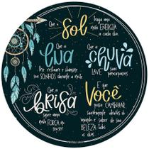 Que o Sol Traga uma Nova Energia a Cada Dia -29cm x 29cm - 1 Unidade - Rizzo