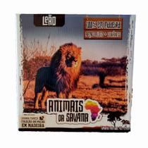 Quebra Cabeça 100% Em Madeira Animais Da Savana: Leão
