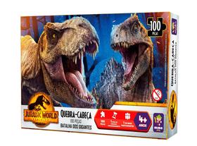 Quebra Cabeça 100 pç - Batalha dos Gigantes - Jurassic World