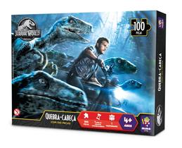 Quebra Cabeça 100 pç - Blue e Irmãos - Jurassic World Quebra Cabeça 100 pç - Blue e Irmãos - Jurassic World