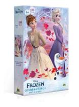 Quebra cabeca 100 pc encapado frozen metalizado 2988