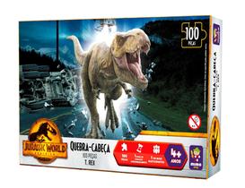 Quebra Cabeça 100 pç - T-Rex - Jurassic World