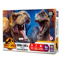 Quebra Cabeça 100 pçs Jurassic World - Batalha dos Gigantes Quebra Cabeça 100 pçs Jurassic World - Batalha dos Gigantes