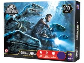Quebra Cabeça 100 pçs - Jurassic World Blue e Irmãos - Mimo Quebra Cabeça 100 pçs - Jurassic World Blue e Irmãos - Mimo