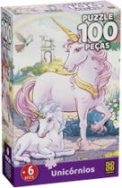 Quebra cabeca 100 pcs unicornios Quebra cabeca 100 pcs unicornios