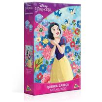 Quebra-cabeça 100 peças Branca de Neve Metalizado - Toyster Quebra-cabeça 100 peças Branca de Neve Metalizado - Toyster