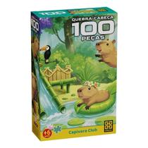 Quebra-cabeça 100 peças Capivara Club - Grow