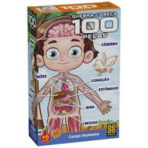 Quebra-Cabeça 100 peças Corpo Humano - Grow Quebra-Cabeça 100 peças Corpo Humano - Grow